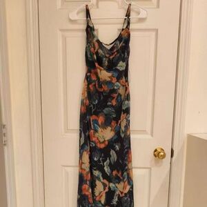 Misha Olivette Cowl Neckline Georgette Maxi Dress